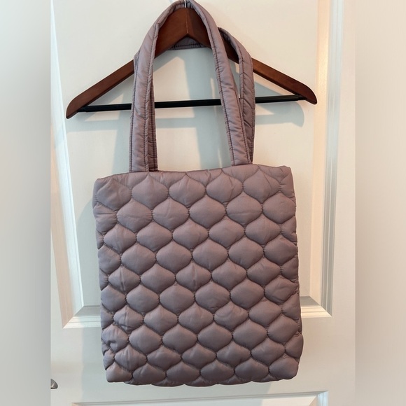 J.CREW MINI NYLON QUILTED TOTE BAG - Picture 2 of 14